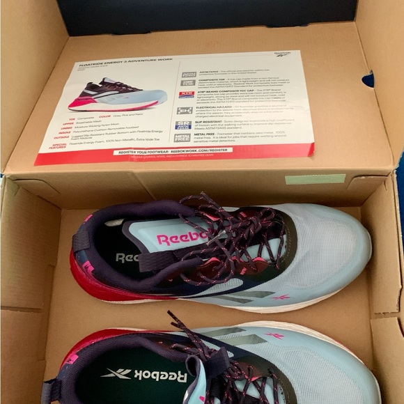 Reebok Floatride Energy 3 Adventure Work Shoes in woman’s size 10.5, Brand new - Picture 8 of 8
